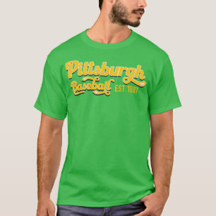 Vintage Pittsburgh Baseball Est 1887 Baseball Love T-Shirt