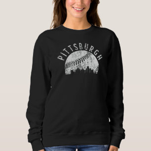 Vintage Pittsburgh Pennsylvania Skyline Apparel Sweatshirt