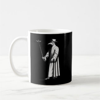 Vintage Plague Doctor Black Plague Black Death Mac Coffee Mug