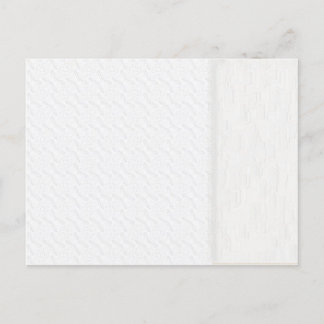 Vintage Plain White Texture Wedding Invitation