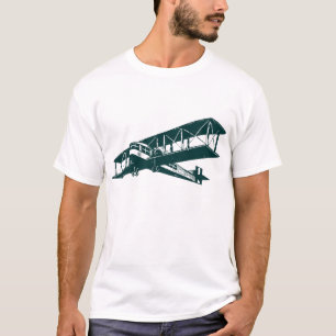 Vintage Plane - Dark Green T-Shirt