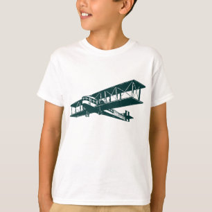 Vintage Plane - Dark Green T-Shirt