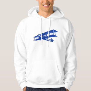 Vintage Plane - Navy Blue Hoodie