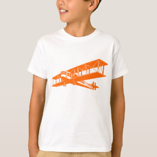 Vintage Plane - Orange T-Shirt
