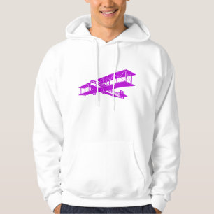 Vintage Plane - Purple Hoodie