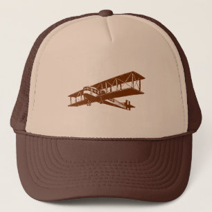 Vintage Plane - Walnut Trucker Hat
