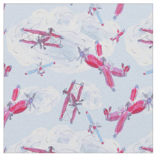 Vintage Planes Aeroplanes, & Aeroplanes Fabric