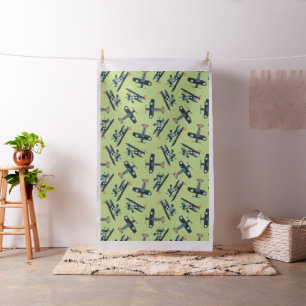 Vintage planes fabric