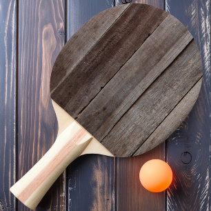Vintage Planks Ping Pong Paddle