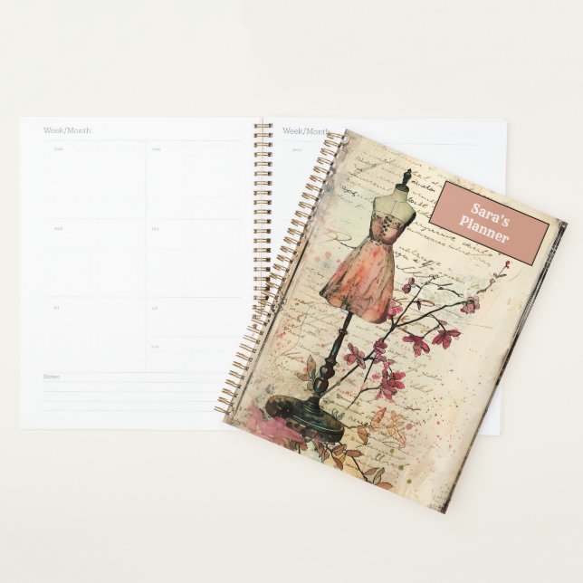 Vintage Planner Engagement Wedding Any Event (Display)