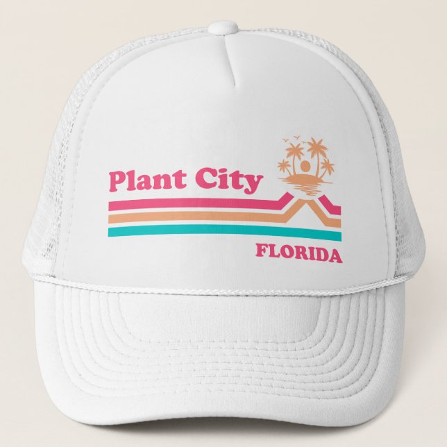 Vintage Plant City Florida Trucker Hat (Front)