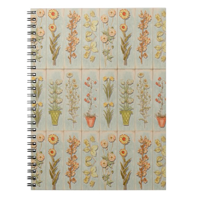 Vintage Plant Illustrations Notebook (Front)