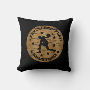 Vintage Player Basketball Cushion