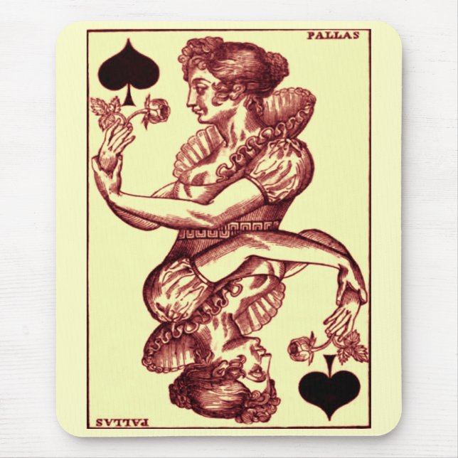 Vintage Playing Card Mouse Pad (Front)