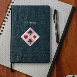Vintage Playing Cards Colours Custom-Cut Sticker