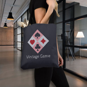 Vintage Playing Cards Colours Tote Bag