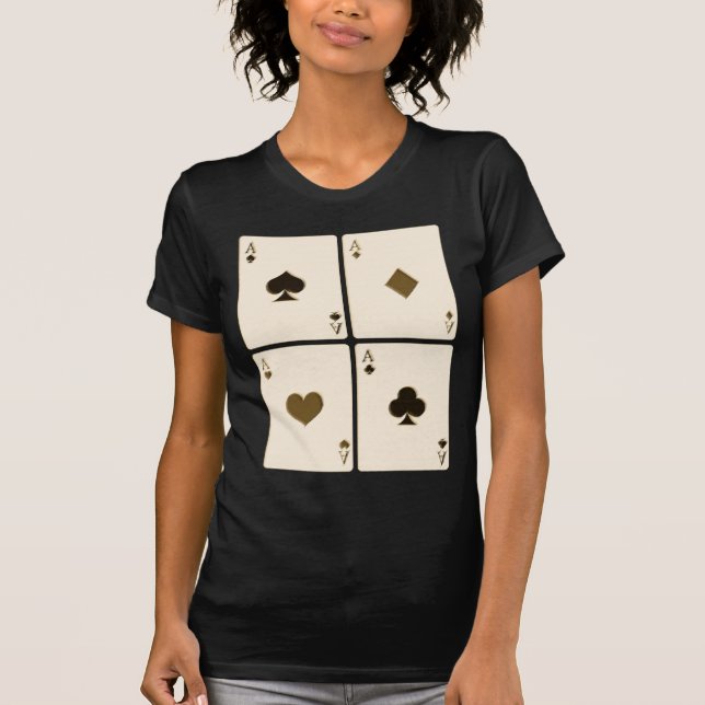 Vintage Playing Cards T-Shirt (Front)