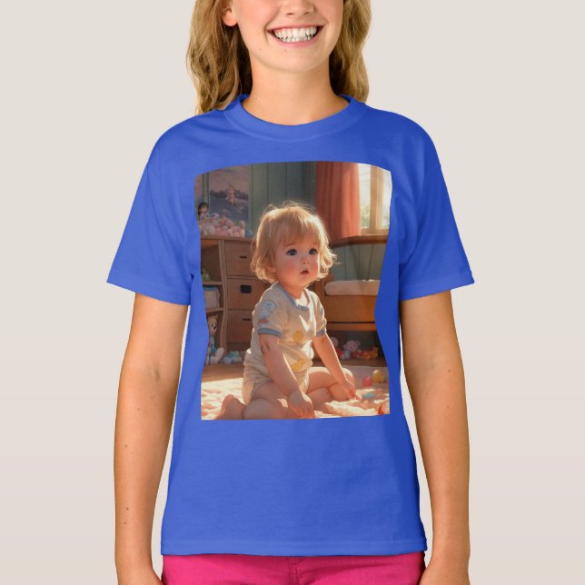 "Vintage Playtime: A Toddler's Dream" T-Shirt (Front)