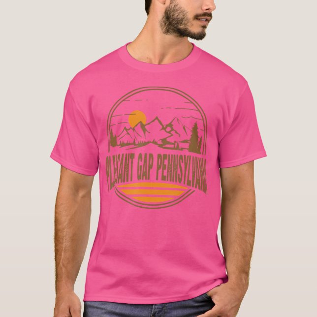 Vintage Pleasant Gap Pennsylvania Mountain Hiking  T-Shirt (Front)