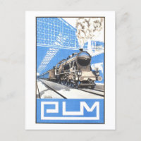 Vintage PLM French Train Travel Poster