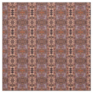 Vintage Plum Dogwood Design Fabric