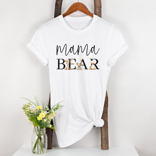 Vintage Plush Nursery Animals Maternity Mama Bear T-Shirt