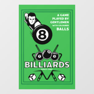 Vintage Pocket Billards