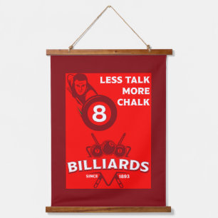Vintage Pocket Billards Hanging Tapestry
