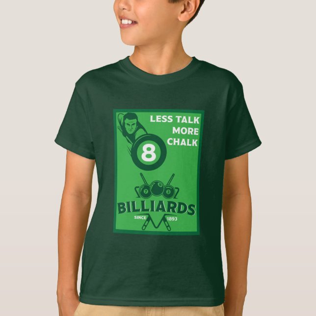 Vintage Pocket Billards T-Shirt (Front)