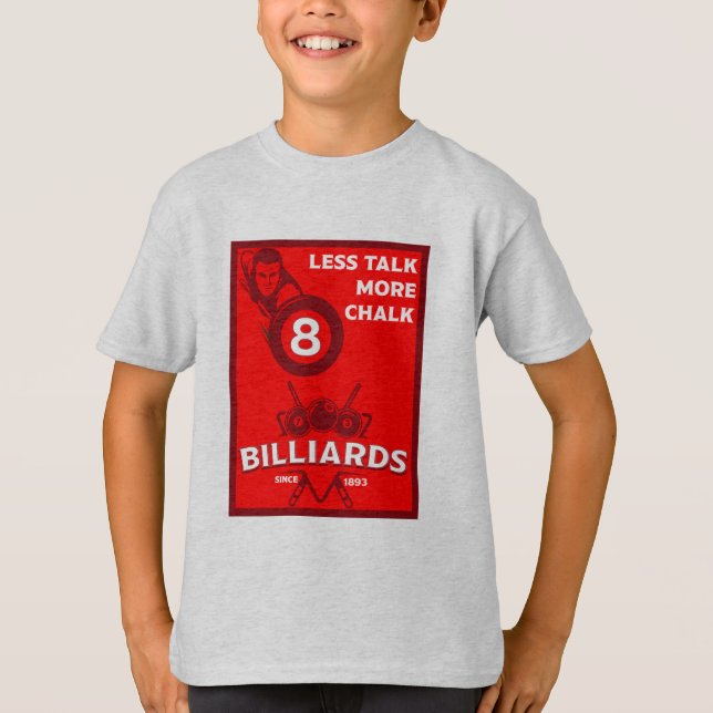 Vintage Pocket Billards T-Shirt (Front)