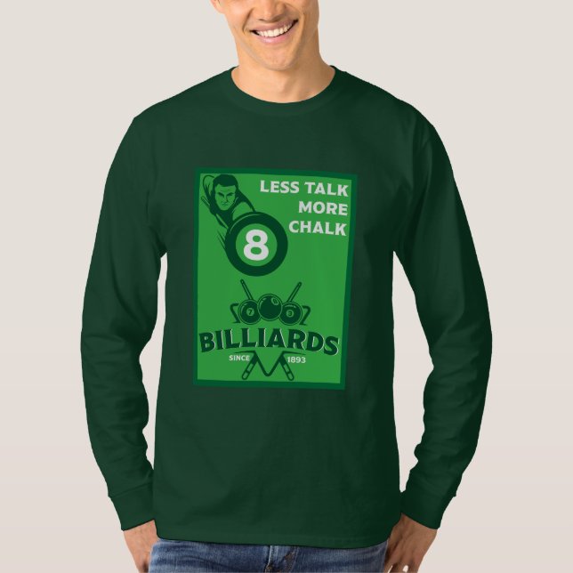 Vintage Pocket Billards T-Shirt (Front)
