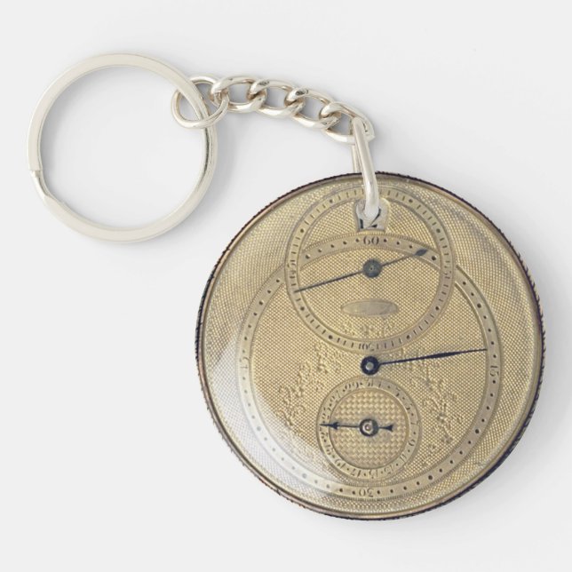 Vintage pocket watch key ring (Front)