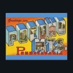 Vintage Pocono Mountains  Postcard<br><div class="desc">A wonderful vintage postcard from the Pocono Mountains in Pennsylvania repurposed!</div>