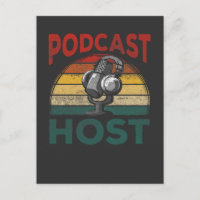Vintage Podcast Host Podcasting Streaming Hosting