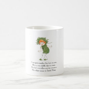 Vintage Poem Irish Moss Seaweed Rhyme Funny Kid Coffee Mug