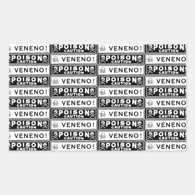 Vintage Poison Labels (Front)