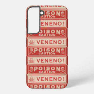 Vintage Poison Labels Samsung Galaxy Case