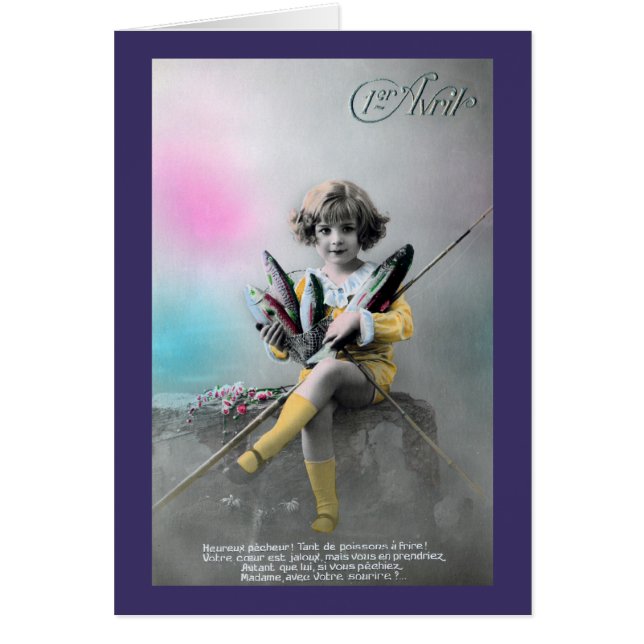 vintage Poisson d'avril (Front)