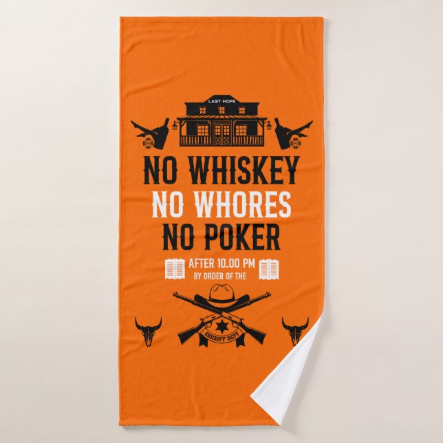 Vintage Poker Player  Bath Towel (Bath Towel)