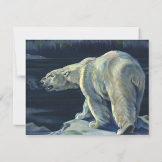 Vintage Polar Bear, Arctic Marine Life Animals