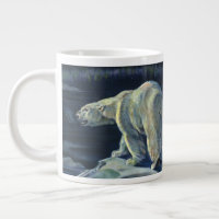 Vintage Polar Bear, Arctic Marine Life Animals