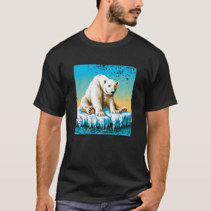 Vintage Polar Bear Melting Arctic T-Shirt