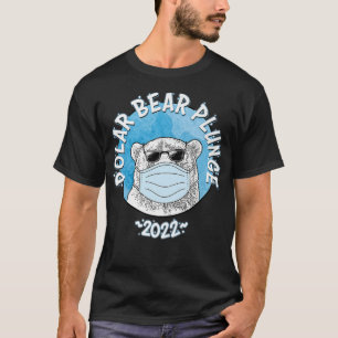 Vintage Polar Bear Plunge With FaceMask 2022 Premi T-Shirt