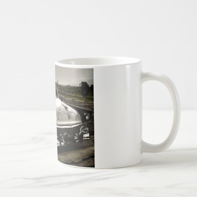 Vintage Police Car Coffee Mug (Right)