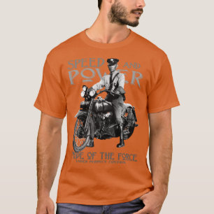 Vintage Police Motorcycle T-Shirt