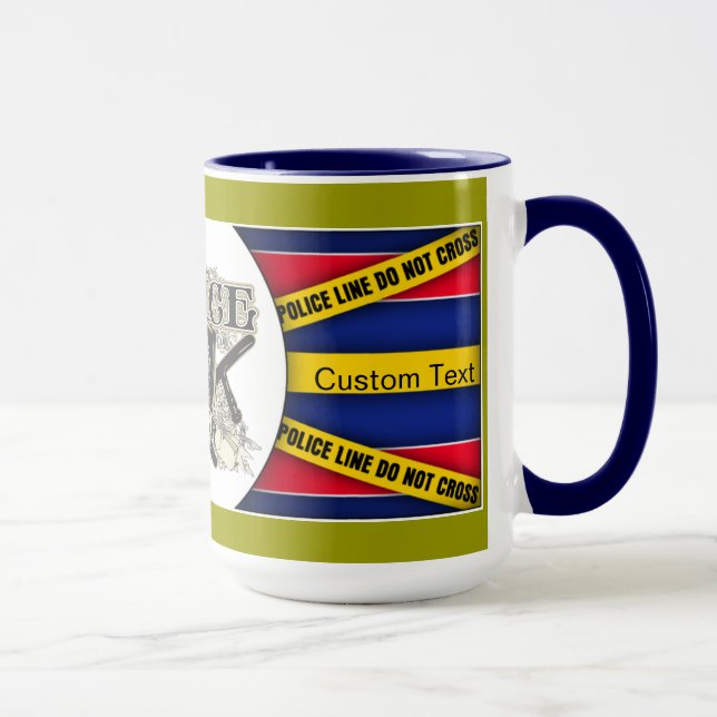 Vintage Police Officer Mug (Right)