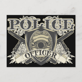 Vintage Police Officer Postcard