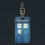 Vintage Police phone Public Call Box Luggage Tag<br><div class="desc">Hello,  this design represents a vintage police phone public call box typically British.</div>
