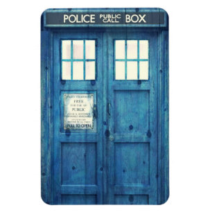 Vintage Police phone Public Call Box Magnet