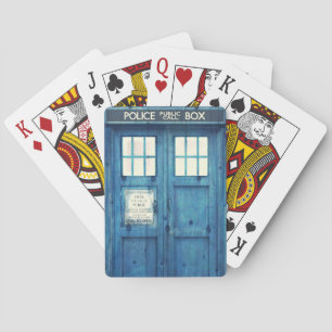 Vintage Police phone Public Call Box Playing Cards